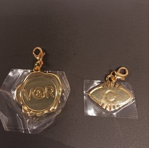NWT Victor & Rolf gold charm's